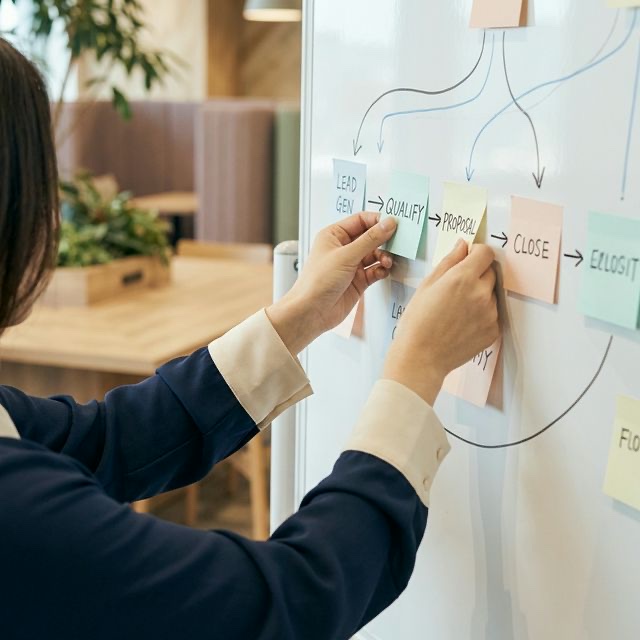 営業DX・収益オペレーション設計の支援イメージ